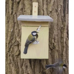 ESSCHERT DESIGN Nestkastje Mezen Met Zinken Dak - Naturel 8 ESSCHERT DESIGN Nestkastje Mezen Met Zinken Dak - Naturel -Aanbiedingen Intieme Eden Winkel mezen nestkast 1571307350 1 600