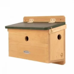 Mussennestkast 3-delig Met Groen Dak -Aanbiedingen Intieme Eden Winkel mussen nestkast voor 3 koppels 1484053073 4 600