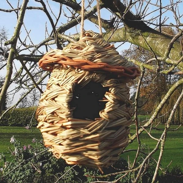 Nestbuidel Met Rond Dak - Riet 4 Nestbuidel Met Rond Dak - Riet - Afbeelding 2