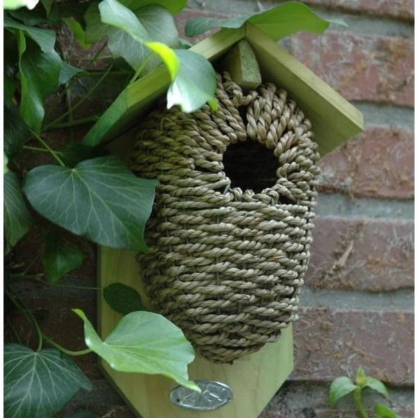 ESSCHERT DESIGN Nestbuidel Winterkoning - Zeegras 4 ESSCHERT DESIGN Nestbuidel Winterkoning - Zeegras - Afbeelding 2