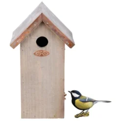 ESSCHERT DESIGN Nestkast Koolmees Met Koperen Dak