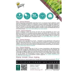 Okra (Exoot) Hibiscus Esculentus -Aanbiedingen Intieme Eden Winkel okra exoot hibiscus esculentus 1646840340 626 600