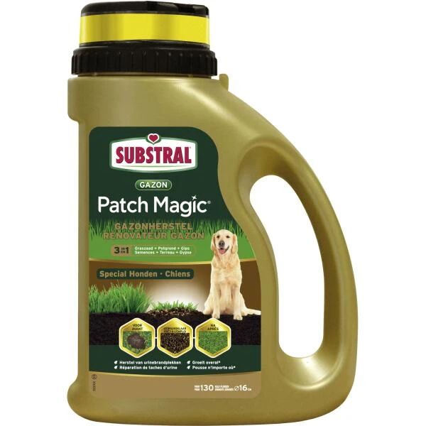 Substral Patch Magic Gazonherstel - Special Honden 1,3 Kg 3 Substral Patch Magic Gazonherstel - Special Honden 1,3 Kg
