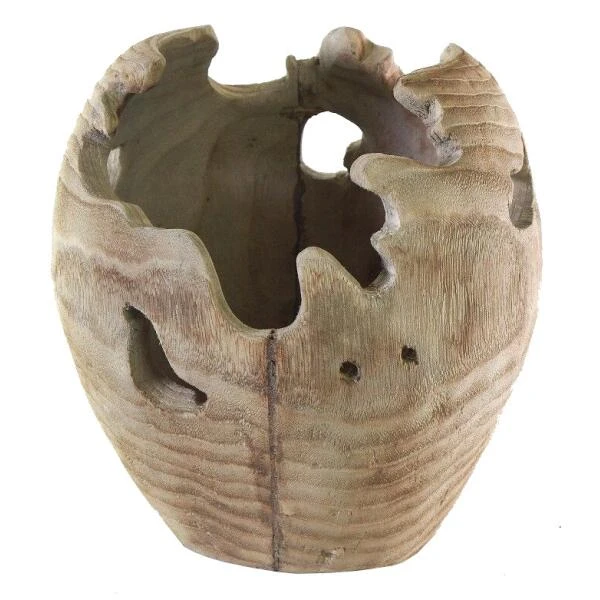 Paulownia Vaas Grillig Ø 29 × 30 Cm 3 Paulownia Vaas Grillig Ø 29 × 30 Cm