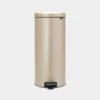 Pedaalemmer NewIcon BRABANTIA - 30 Liter Champagne