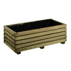 Plantenbak KUB Grenenhout - 80 × 40 × 28 Cm