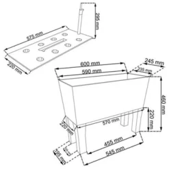 Plantenbak RATAN Verhoogd Met Watergeefsysteem Wit - 60x25x46 Cm -Aanbiedingen Intieme Eden Winkel plantenbak ratan verhoogd wit 1484068062 3 600