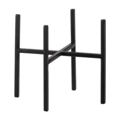 Plantenstandaard Scott Zwart - 13 × 13 × 16 Cm