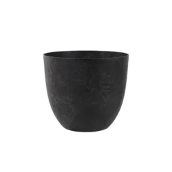 Buitenpot Bola Zwart Ø 38 Cm × H 33 Cm