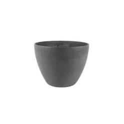 Buitenpot Nova Donkergrijs - Lichtgewicht Ø 43 Cm H 33 Cm