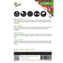 Radijs Gaudry - Raphanus Sativus -Aanbiedingen Intieme Eden Winkel radijs gaudry raphanus sativus 1646840318 156 600