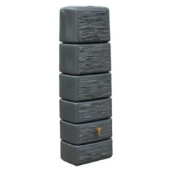 Regenton Slim Muurmodel 300 L - Graniet