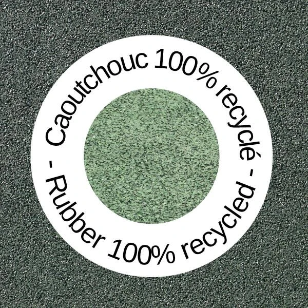 Rubbertegel Groen 50 × 50 Cm - 25 Mm 7 Rubbertegel Groen 50 × 50 Cm - 25 Mm - Afbeelding 5