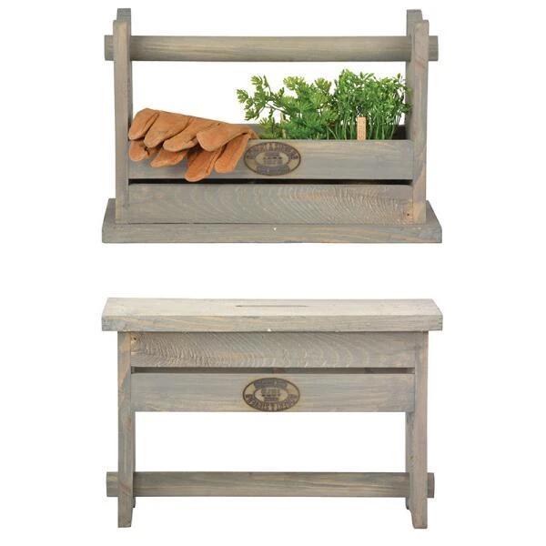 ESSCHERT DESIGN Gereedschapskist En Zitbankje 2 In 1 3 ESSCHERT DESIGN Gereedschapskist En Zitbankje 2 In 1