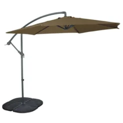 Zweefparasol Santiago Ø 300 Cm - Taupe
