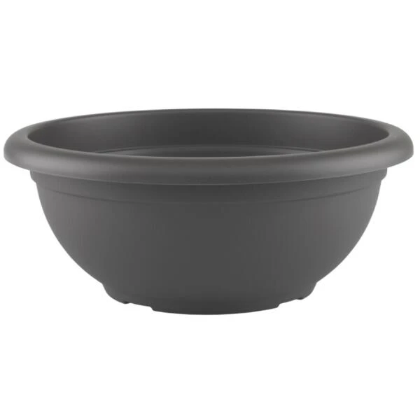 Bloemenschaal Venezia 30 Cm - Antraciet 3 Bloemenschaal Venezia 30 Cm - Antraciet