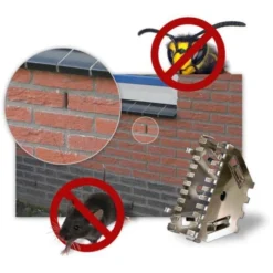 Stootvoegrooster Tegen Muizen En Wespen 50 Mm - RVS - Set Van 10 Stuks -Aanbiedingen Intieme Eden Winkel stootvoegrooster 50 mm 1484056178 2 600