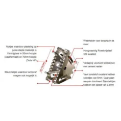 Stootvoegrooster Tegen Muizen En Wespen 50 Mm - RVS - Set Van 10 Stuks -Aanbiedingen Intieme Eden Winkel stootvoegrooster 50 mm 1484056178 3 600