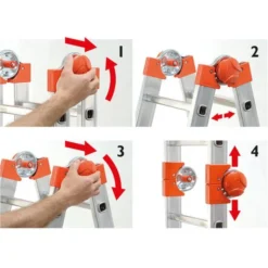 Telescopische Ladder Goliath 4 × 6 Treden -Aanbiedingen Intieme Eden Winkel telescopische ladder goliath 4x6 1603636252 600