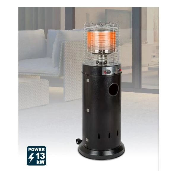 Terrasverwarmer Lounge - Gelakt Staal Zwart 3 Terrasverwarmer Lounge - Gelakt Staal Zwart