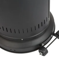 Terrasverwarmer Lounge Mobiel - Matzwart -Aanbiedingen Intieme Eden Winkel terrasverwarmer lounge zwart wielen 1603636996 600