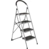 Trapladder Staal KING 4 Brede Treden - Zilver/zwart -Aanbiedingen Intieme Eden Winkel trapladder staal king 4 brede treden 1603977455 1 600