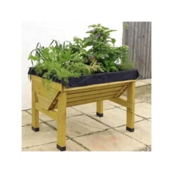Vegtrug Verhoogde Kweektafel - 1 × 0,8 × 0,8 M -Aanbiedingen Intieme Eden Winkel vegtrug 1 m 1484054491 3 600
