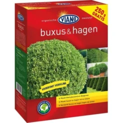Viano Tuinmeststof Voor Buxus & Hagen 1,5 Kg + 250 G GRATIS