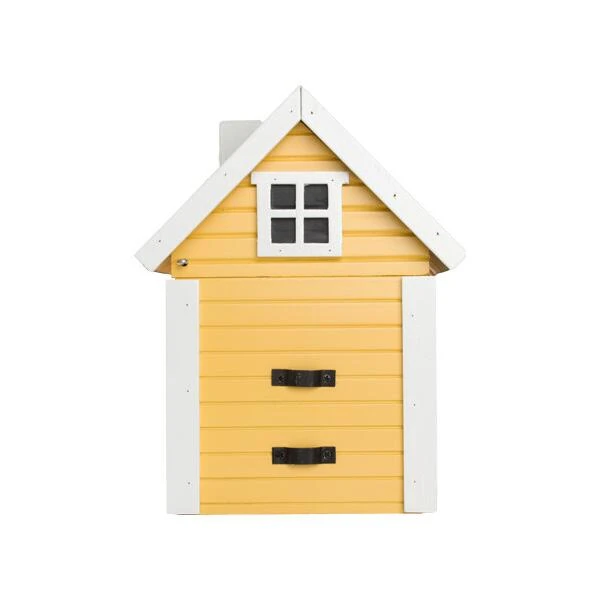 Nestkast + Voederhuis - Multiholk Yellow Cottage 7 Nestkast + Voederhuis - Multiholk Yellow Cottage - Afbeelding 5