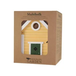 Nestkast + Voederhuis - Multiholk Yellow Cottage 13 Nestkast + Voederhuis - Multiholk Yellow Cottage -Aanbiedingen Intieme Eden Winkel vogelhuis voederhuis geel 1672133374 3 600