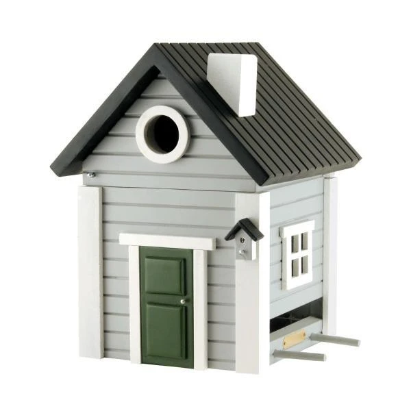 Nestkast + Voederhuis - Multiholk Grey Cottage 4 Nestkast + Voederhuis - Multiholk Grey Cottage - Afbeelding 2