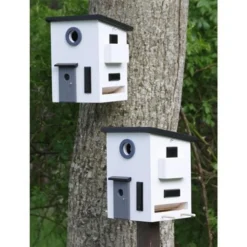 Nestkast + Voederhuis - Multiholk Functional House 10 Nestkast + Voederhuis - Multiholk Functional House -Aanbiedingen Intieme Eden Winkel vogelhuis voederhuis modern 1484052882 3 600