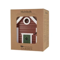 Nestkast + Voederhuis - Multiholk Red Cottage 12 Nestkast + Voederhuis - Multiholk Red Cottage -Aanbiedingen Intieme Eden Winkel vogelhuis voederhuis rood 1672133566 4 600