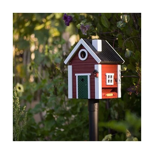 Nestkast + Voederhuis - Multiholk Red Cottage 3 Nestkast + Voederhuis - Multiholk Red Cottage