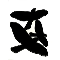 Vogel Weringsstickers Groot