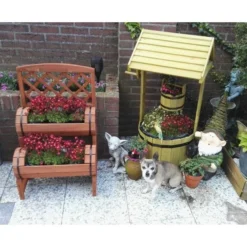 Wensput 'Wishing Well' Houten Bloembak 9 Wensput 'Wishing Well' Houten Bloembak -Aanbiedingen Intieme Eden Winkel wensput in hout 48 x 100 cm 1570996737 2 600