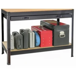 Werkbank Met 1 Lade - Staal + MDF 9 Werkbank Met 1 Lade - Staal + MDF -Aanbiedingen Intieme Eden Winkel werkbank met 1 lade 1603636960 600