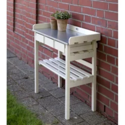 ESSCHERT DESIGN Werktafel Met Lades - Oppottafel (wit) -Aanbiedingen Intieme Eden Winkel werktafel met lades oppottafel 1484067996 3 600