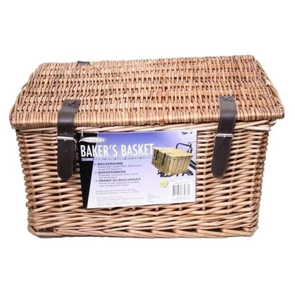 Wilgentenen Fietsmand - Bakkersmand 45 × 30 × 25 Cm 5 Wilgentenen Fietsmand - Bakkersmand 45 × 30 × 25 Cm - Afbeelding 3