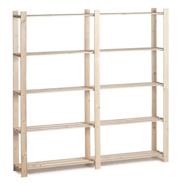 Woody Rack Dubbel Hout - 175 × 175 × 30 Cm 3 Woody Rack Dubbel Hout - 175 × 175 × 30 Cm